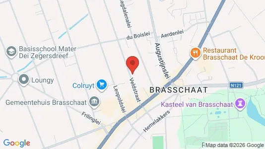 Apartments for rent i Brasschaat - kort over placeringen