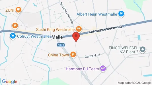 Apartments for rent i Malle - kort over placeringen