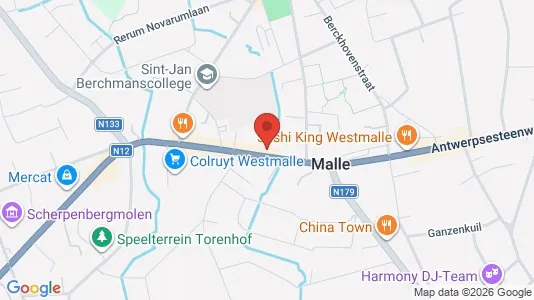 Apartments for rent i Malle - kort over placeringen