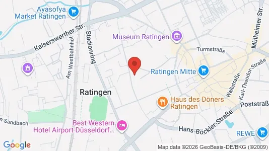 Apartments for rent i Mettmann - kort over placeringen
