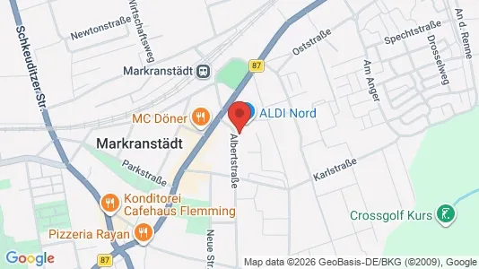 Apartments for rent i Central Saxony - kort over placeringen