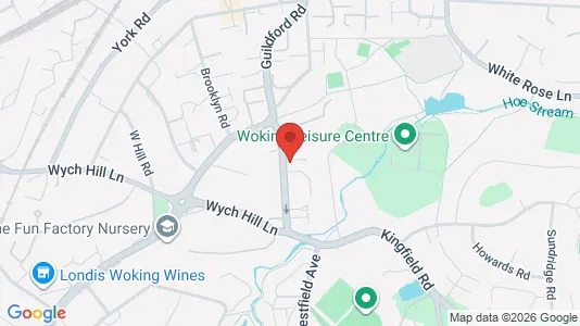 Apartments for rent i Woking - Surrey - kort over placeringen