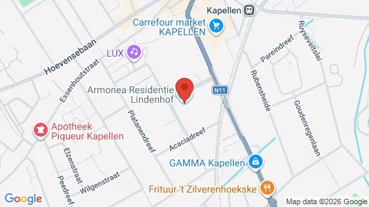 Apartments for rent i Kapellen - kort over placeringen