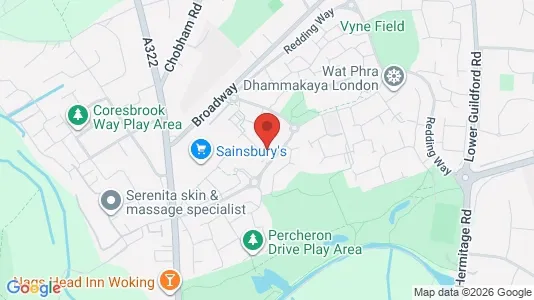 Apartments for rent i Woking - Surrey - kort over placeringen