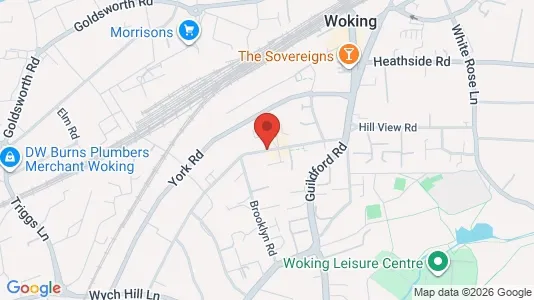 Apartments for rent i Woking - Surrey - kort over placeringen