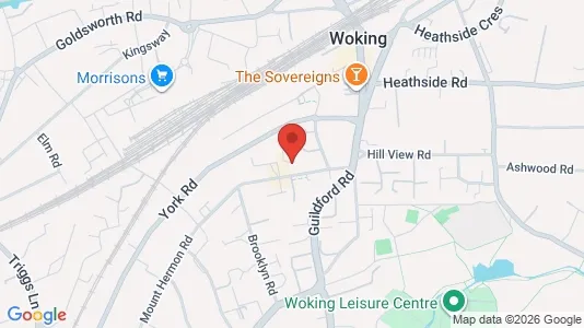 Apartments for rent i Woking - Surrey - kort over placeringen