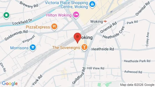 Apartments for rent i Woking - Surrey - kort over placeringen