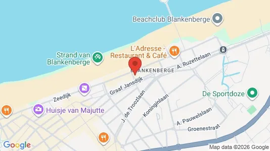 Apartments for rent i Blankenberge - kort over placeringen