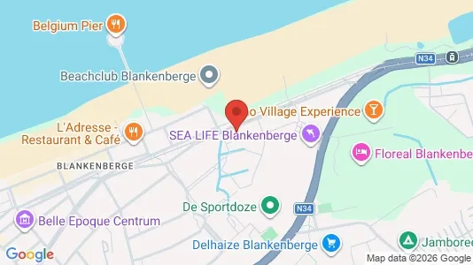 Apartments for rent i Blankenberge - kort over placeringen