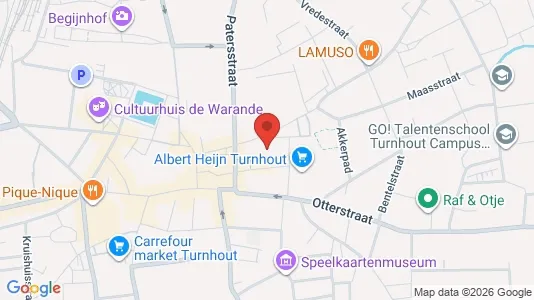 Apartments for rent i Turnhout - kort over placeringen