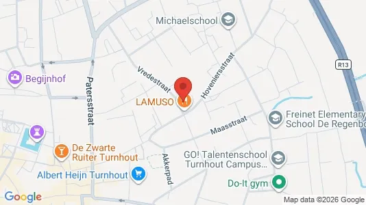 Apartments for rent i Turnhout - kort over placeringen