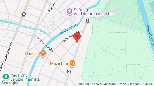 Apartments for rent i Leipzig - kort over placeringen
