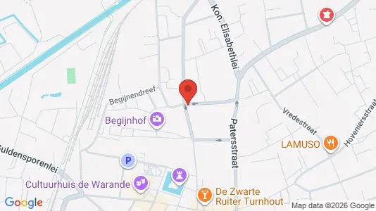 Apartments for rent i Turnhout - kort over placeringen