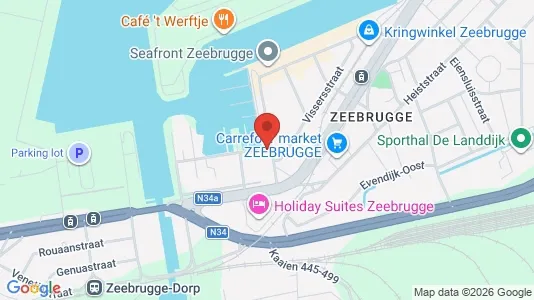 Apartments for rent i Brugge - kort over placeringen