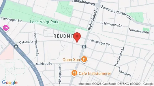 Apartments for rent i Leipzig - kort over placeringen