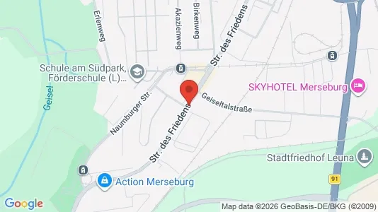 Apartments for rent i Saalekreis - kort over placeringen