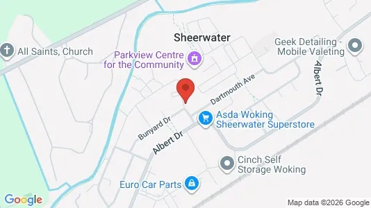 Apartments for rent i Woking - Surrey - kort over placeringen