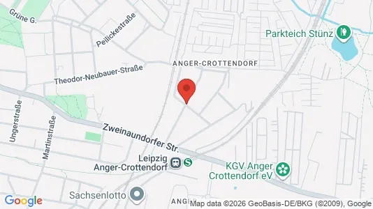 Apartments for rent i Leipzig - kort over placeringen