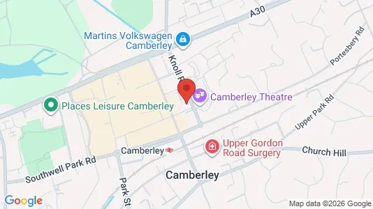 Apartments for rent i Camberley - Surrey - kort over placeringen