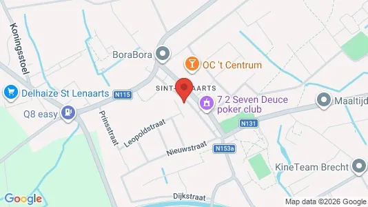 Apartments for rent i Brecht - kort over placeringen