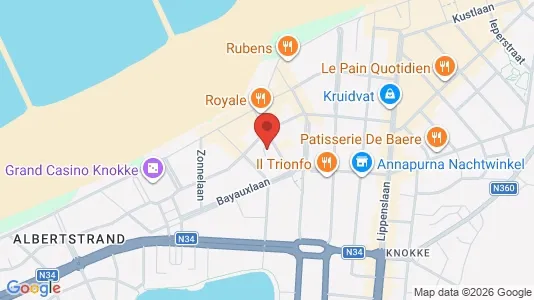 Apartments for rent i Knokke-Heist - kort over placeringen