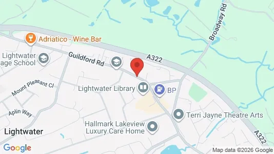 Apartments for rent i Lightwater - Surrey - kort over placeringen