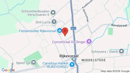 Apartments for rent i Rijkevorsel - kort over placeringen