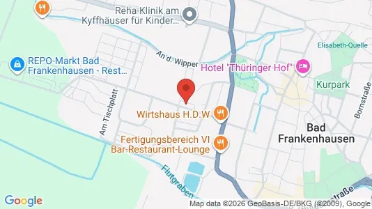 Apartments for rent i Kyffhäuserkreis - kort over placeringen