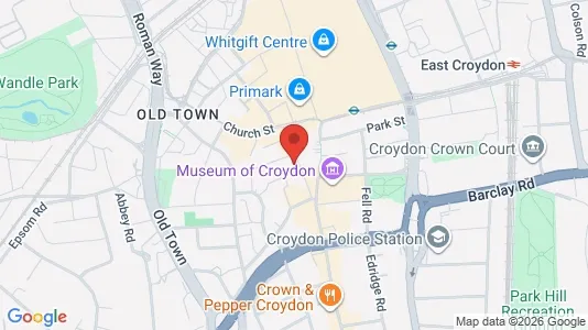 Apartments for rent i Croydon - Surrey - kort over placeringen