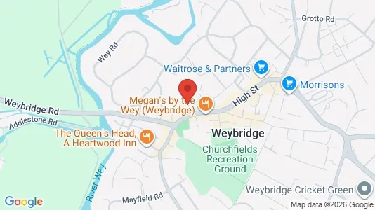 Apartments for rent i Weybridge - Surrey - kort over placeringen