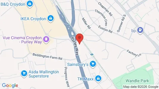 Apartments for rent i Croydon - Surrey - kort over placeringen