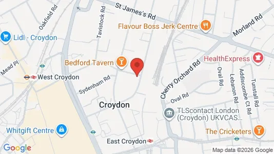 Apartments for rent i Croydon - Surrey - kort over placeringen