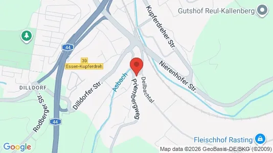Apartments for rent i Essen - kort over placeringen