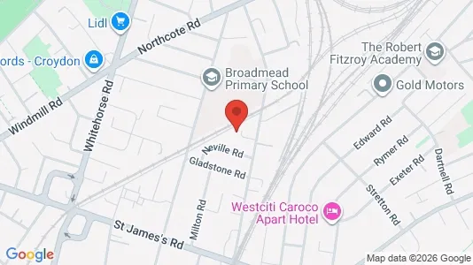 Apartments for rent i Croydon - Surrey - kort over placeringen