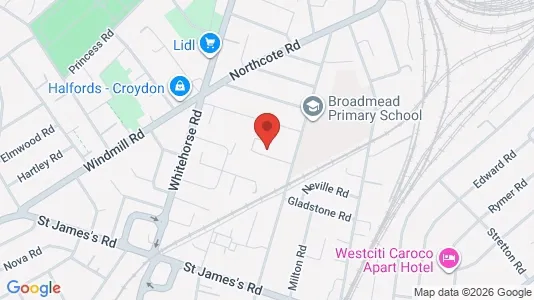 Apartments for rent i Croydon - Surrey - kort over placeringen