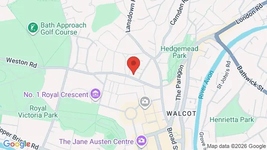 Apartments for rent i Bath - Avon - kort over placeringen