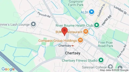 Apartments for rent i Chertsey - Surrey - kort over placeringen