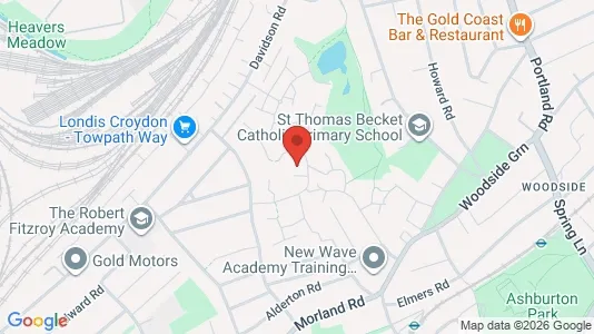 Apartments for rent i Croydon - Surrey - kort over placeringen