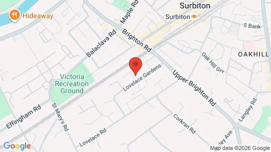 Apartments for rent i Surbiton - Surrey - kort over placeringen