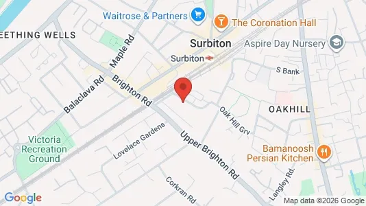 Apartments for rent i Surbiton - Surrey - kort over placeringen