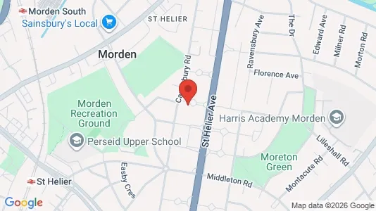 Apartments for rent i Morden - Surrey - kort over placeringen