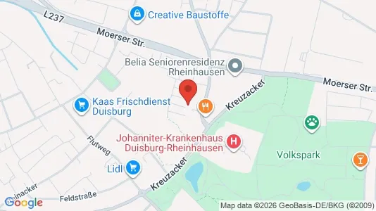 Apartments for rent i Duisburg - kort over placeringen