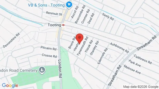 Apartments for rent i Mitcham - Surrey - kort over placeringen