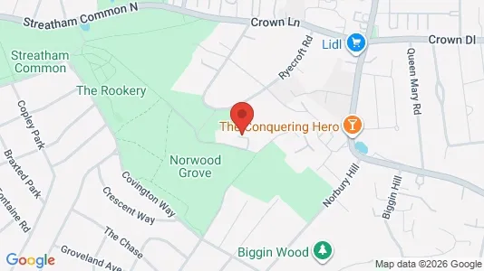 Apartments for rent i London SW16 - kort over placeringen