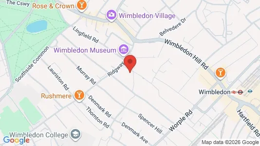 Apartments for rent i London SW19 - kort over placeringen