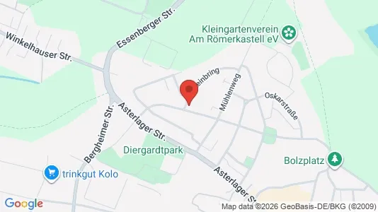 Apartments for rent i Duisburg - kort over placeringen
