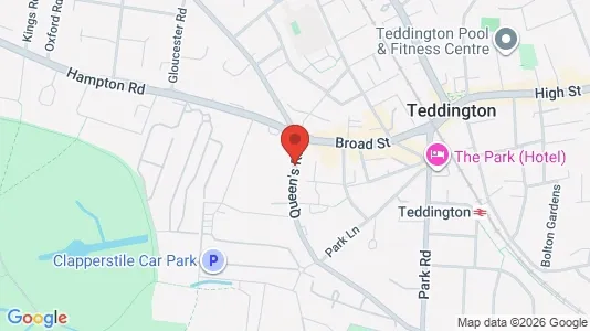 Apartments for rent i Teddington - Middlesex - kort over placeringen