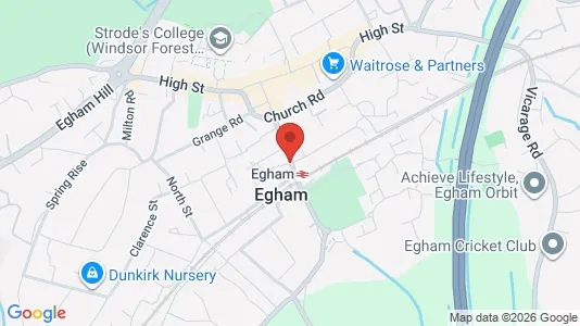 Apartments for rent i Egham - Surrey - kort over placeringen
