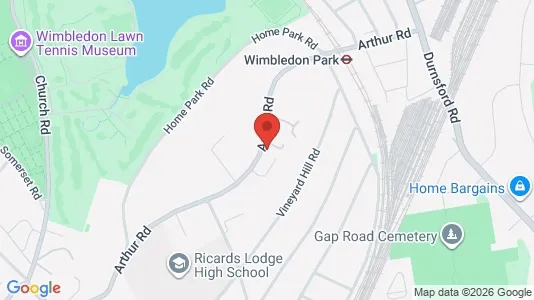 Apartments for rent i London SW19 - kort over placeringen
