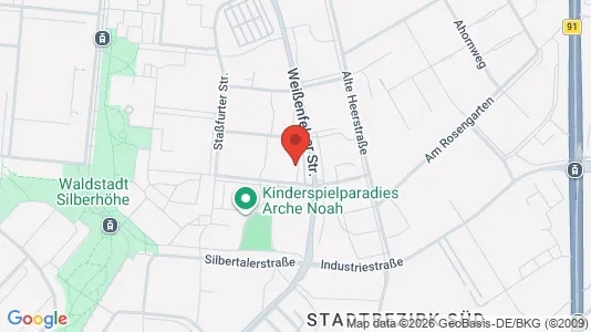 Apartments for rent i Halle (Saale) - kort over placeringen